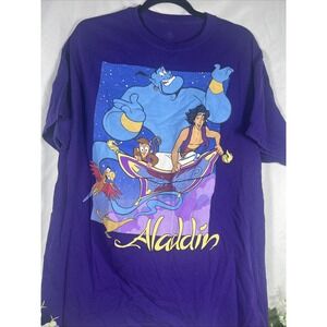 Disney Aladdin  All Over Print XL Size Large Purple‎